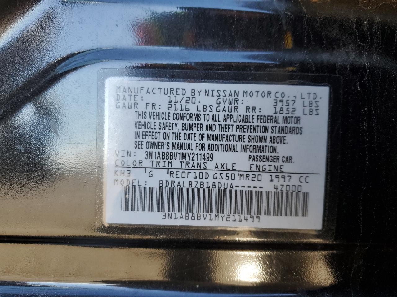 2021 Nissan Sentra - Image 12