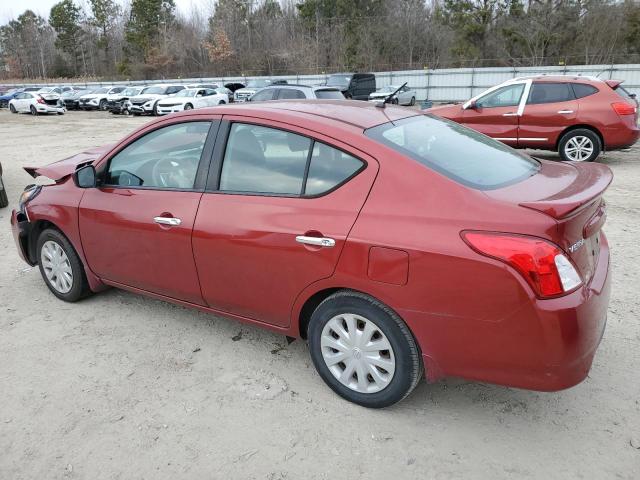  NISSAN VERSA 2016 Червоний