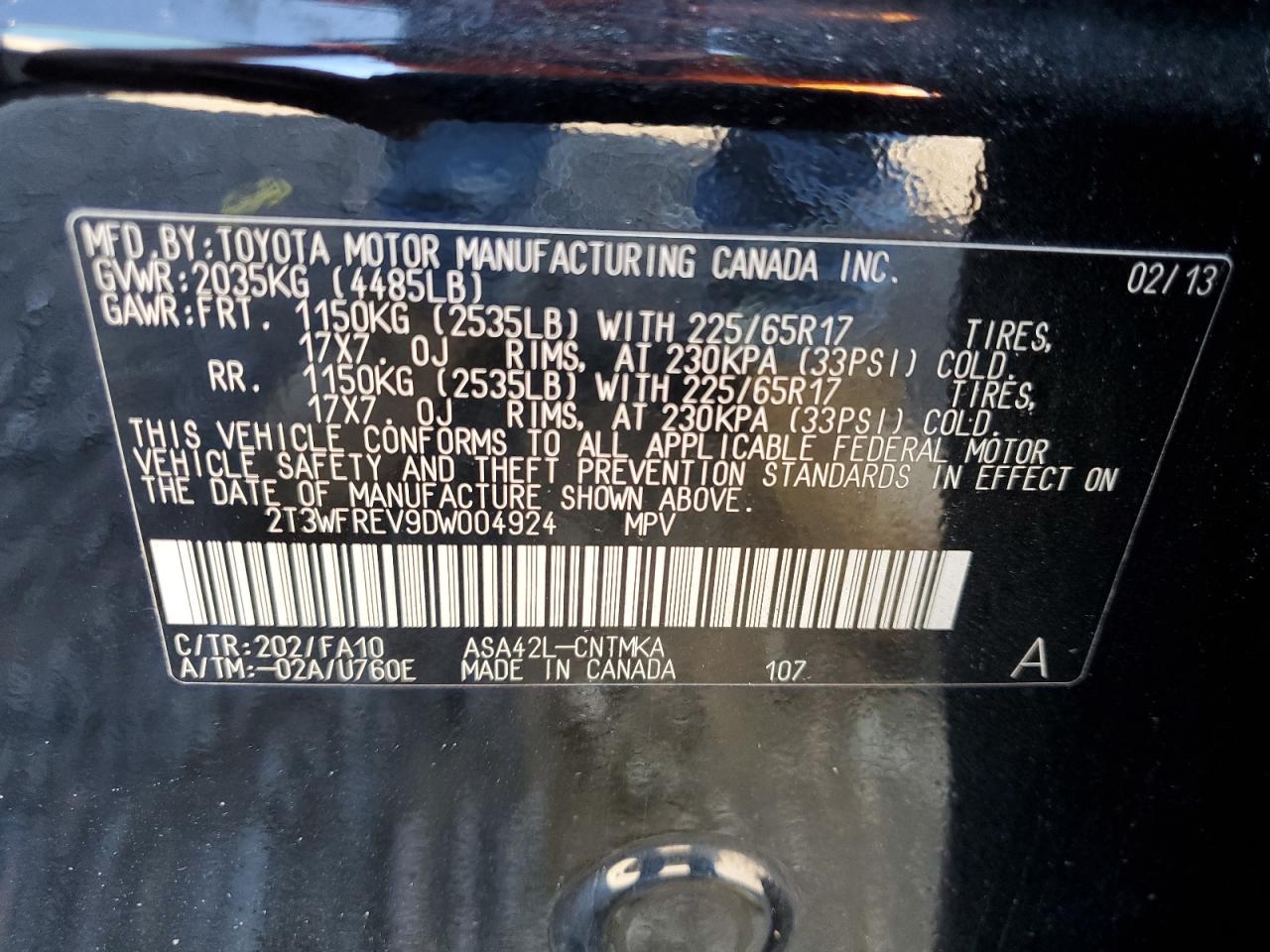 2013 Toyota RAV 4 - Image 16