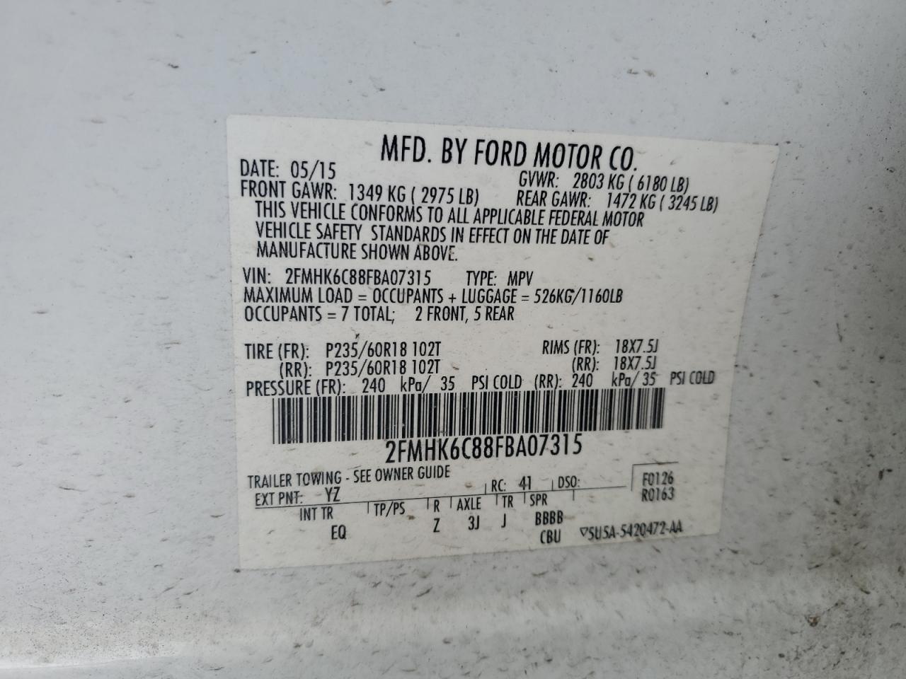 2015 Ford Flex - Image 13
