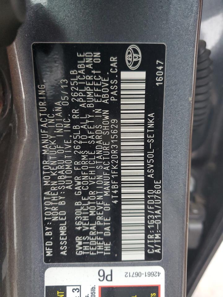 2013 Toyota Camry - Image 12