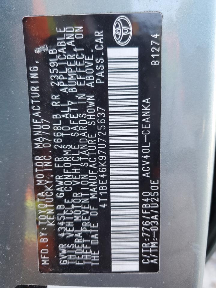 2007 Toyota Camry - Image 12