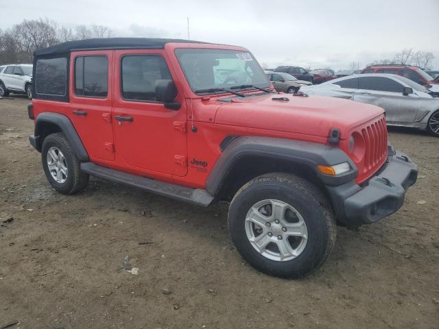  JEEP WRANGLER 2021 Червоний