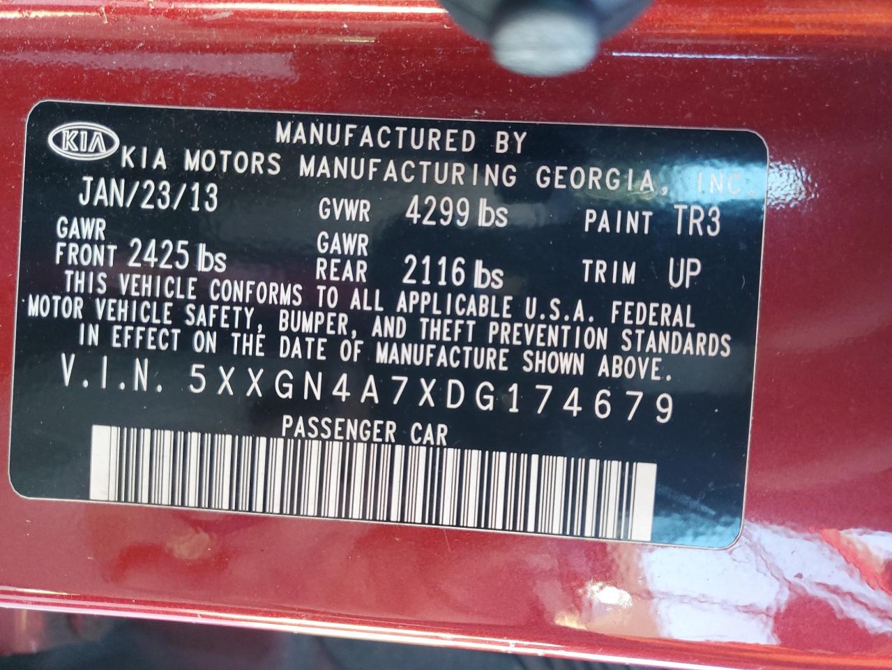 2013 Kia Optima - Image 14