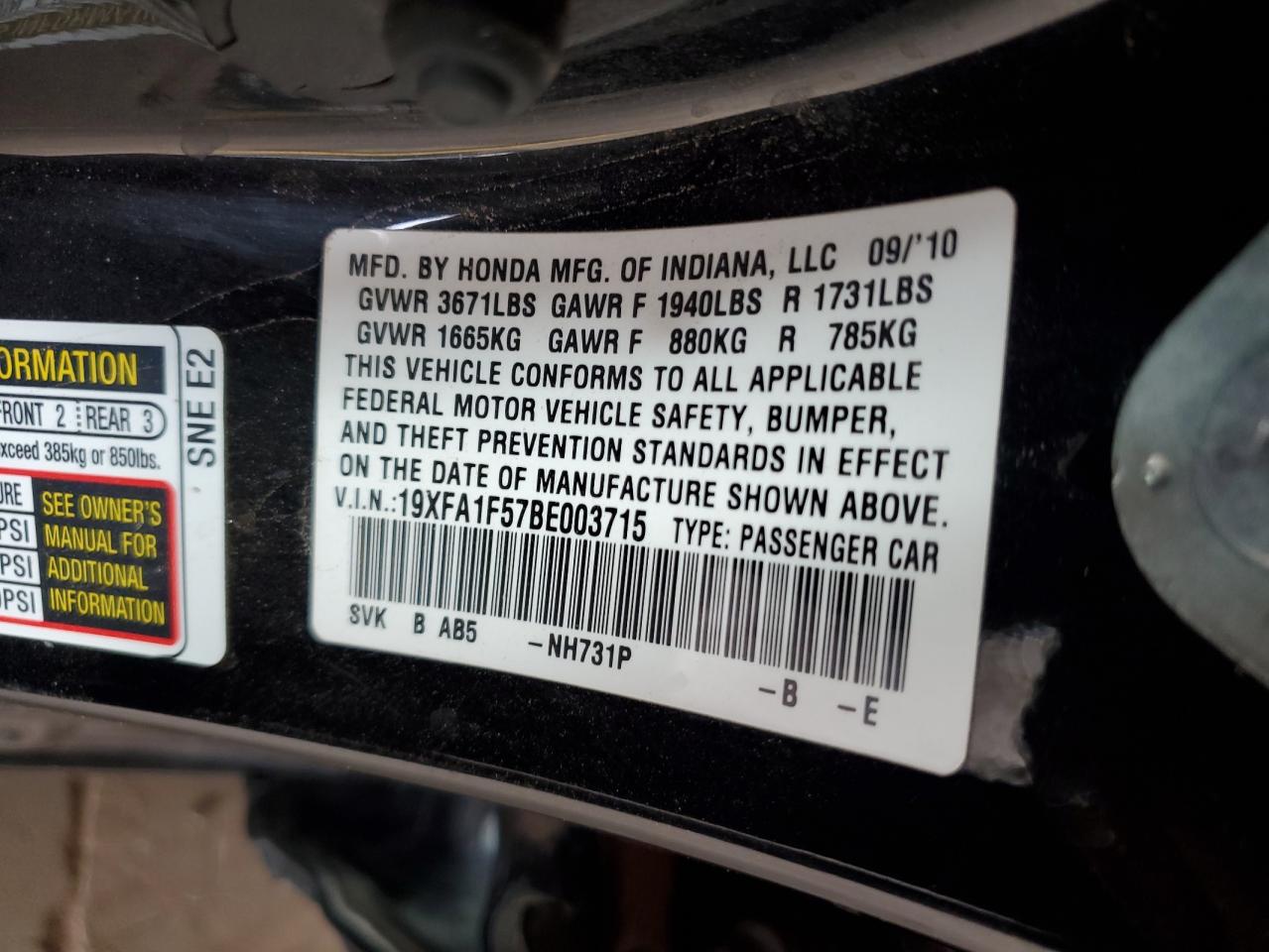 2011 Honda Civic - Image 12