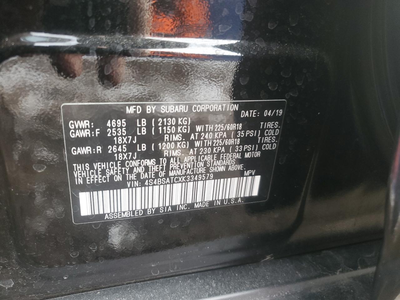2019 Subaru Outback - Image 14