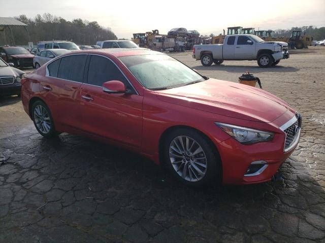  INFINITI Q50 2021 Красный