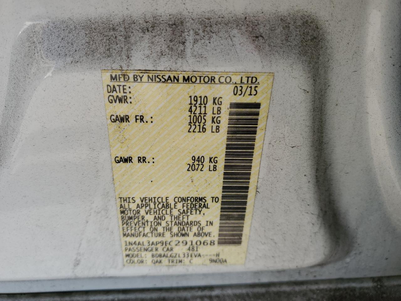 2015 Nissan Altima - Image 14