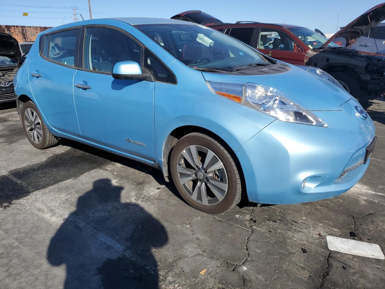 VIN 1N4AZ0CP5FC313514 2015 NISSAN LEAF no.4