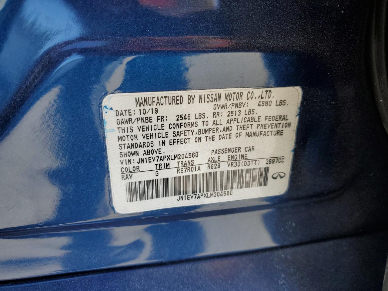 2020 Infiniti Q50 - Image 13