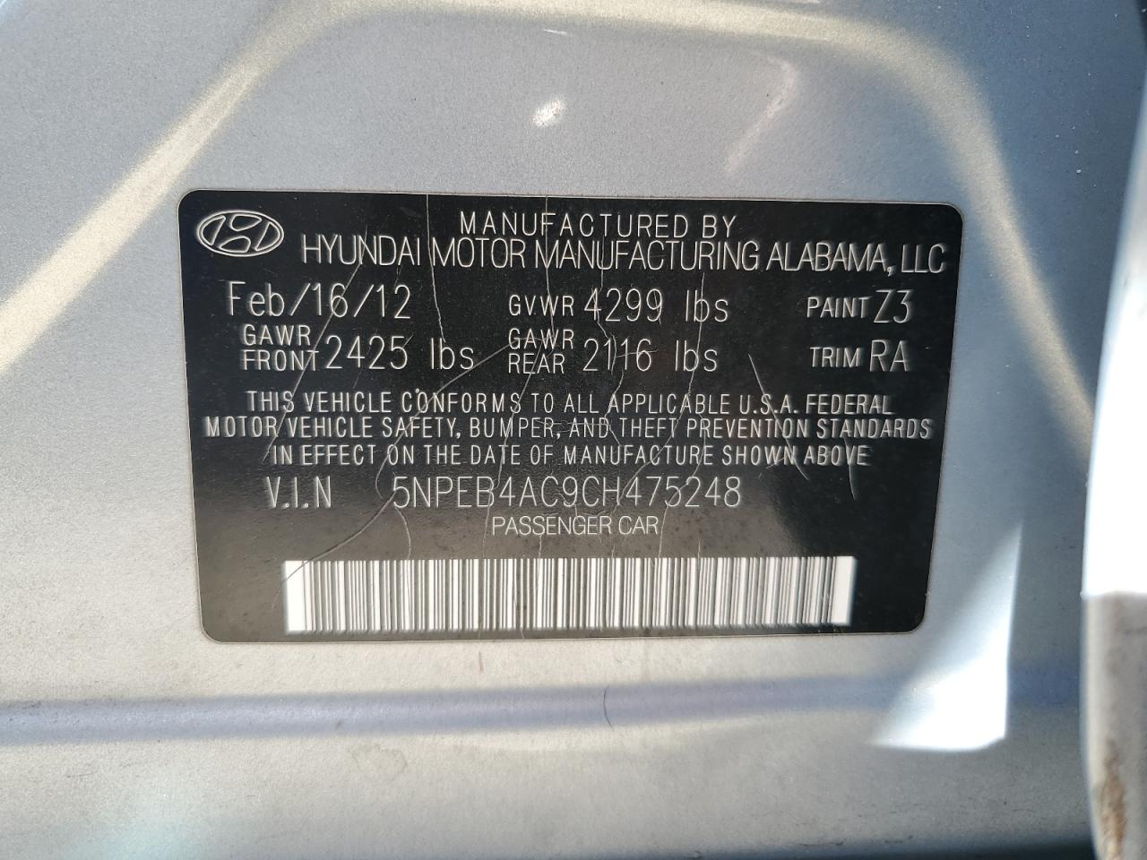 2012 Hyundai Sonata - Image 14
