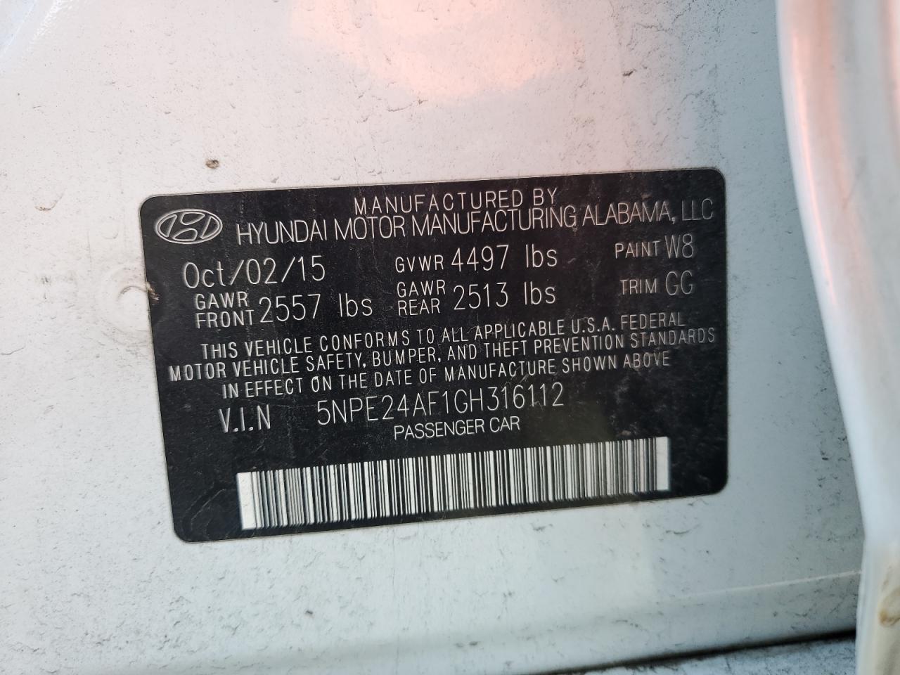 2016 Hyundai Sonata - Image 12