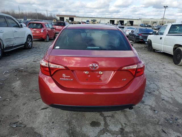  TOYOTA COROLLA 2018 Czerwony