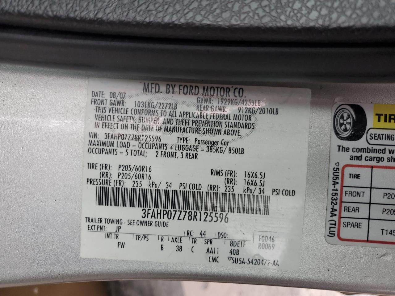 2008 Ford Fusion - Image 12