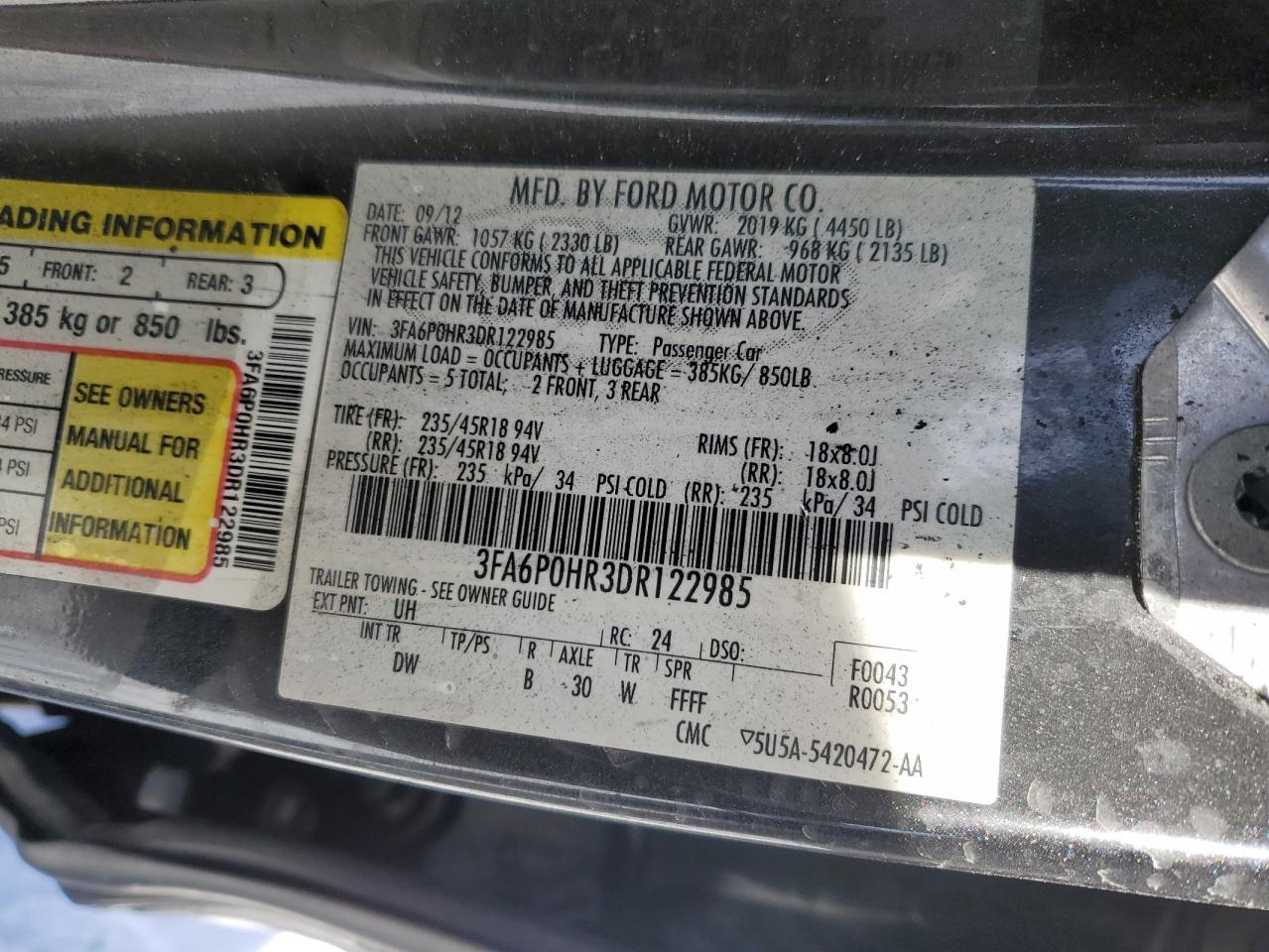 2013 Ford Fusion - Image 12