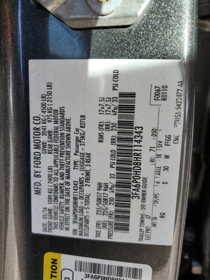 2017 Ford Fusion - Image 12