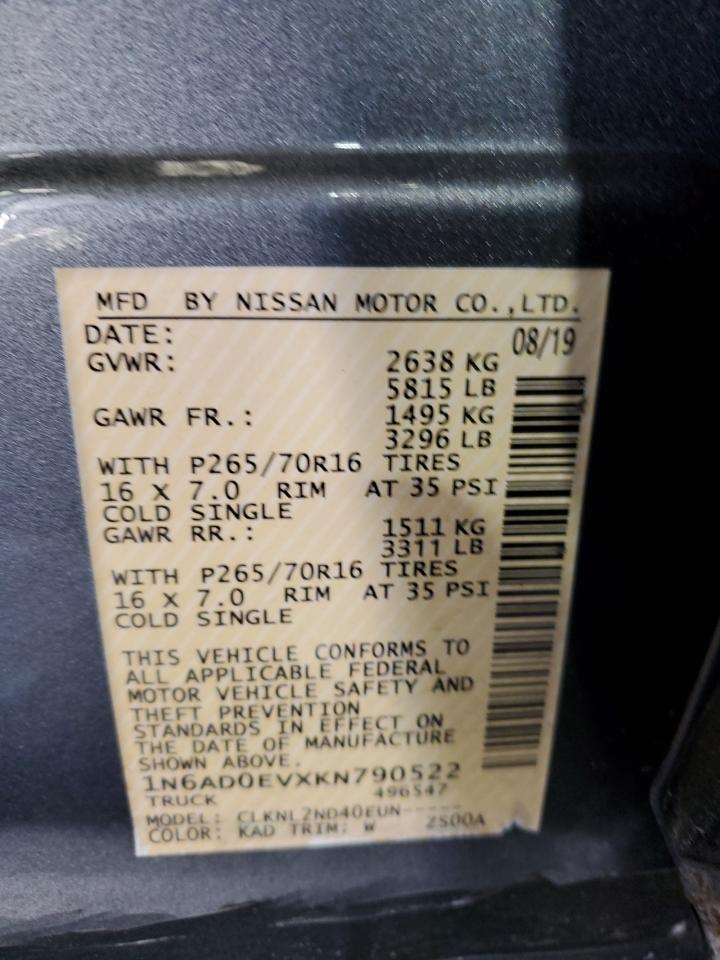 2019 Nissan Navara (Frontier) - Image 12