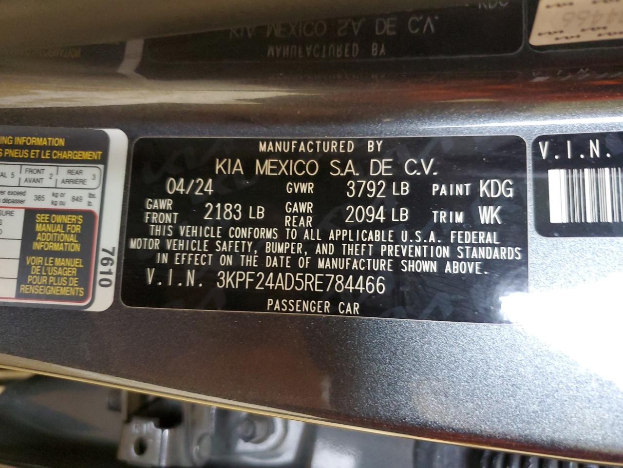 2024 Kia Forte - Image 12