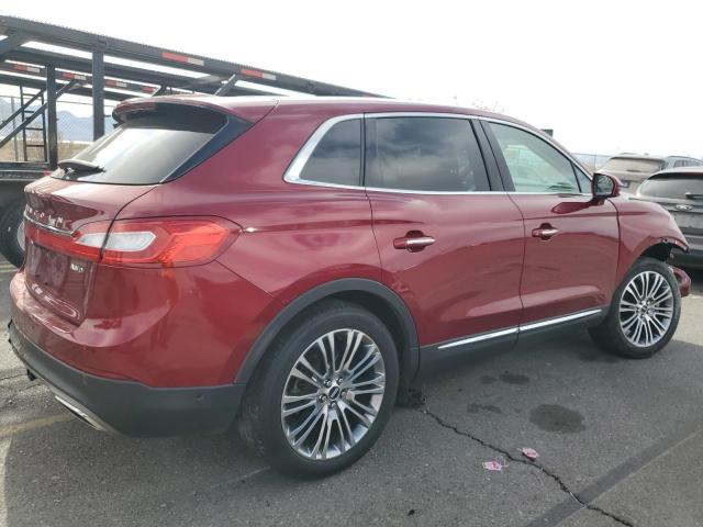  LINCOLN MKX 2016 Красный
