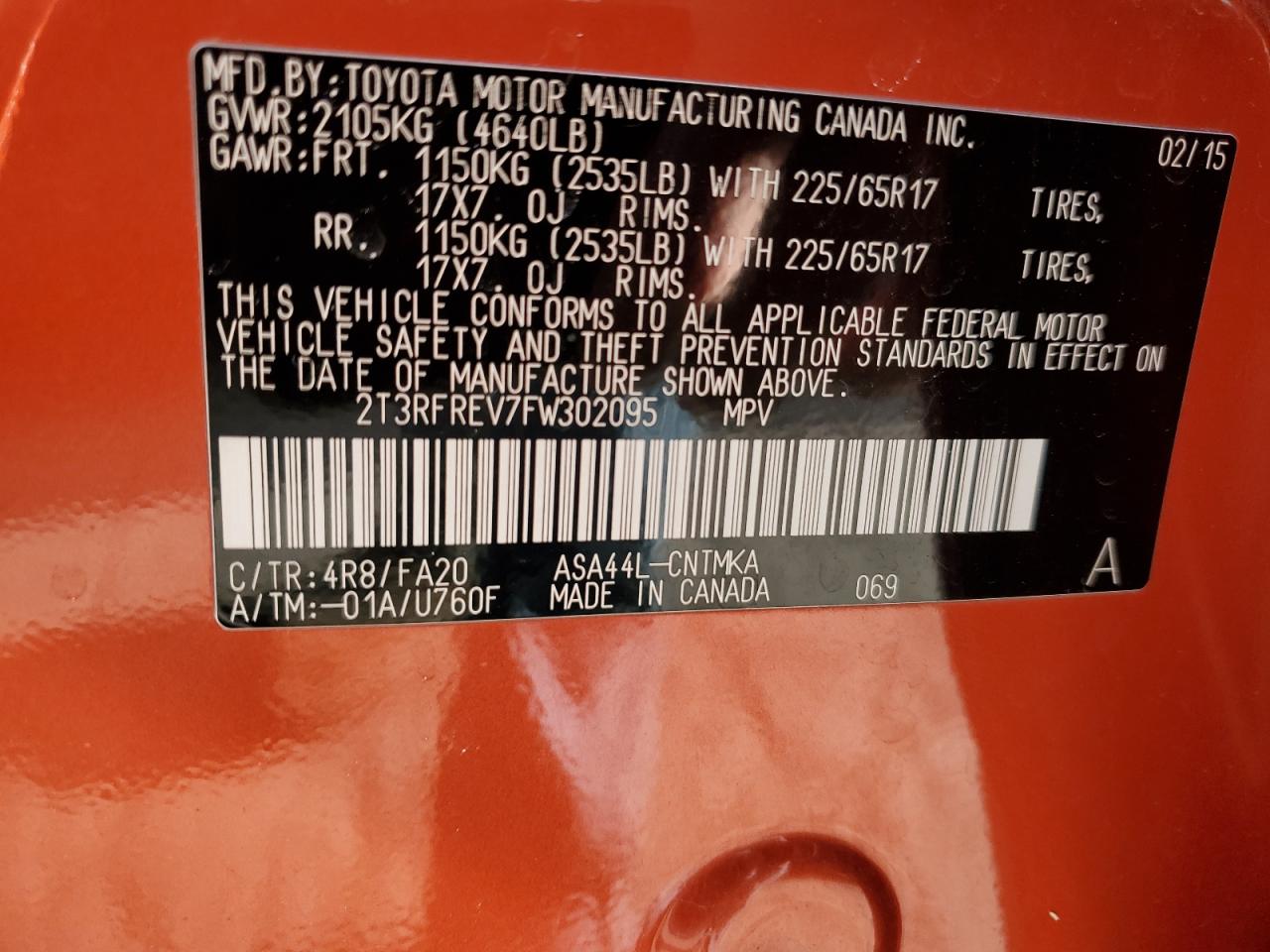 2015 Toyota RAV 4 - Image 13