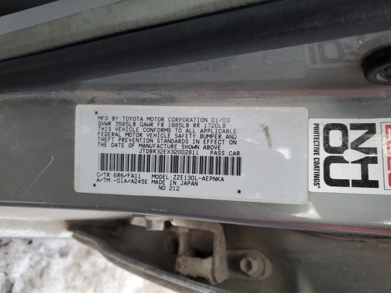 2003 Toyota Corolla - Image 12