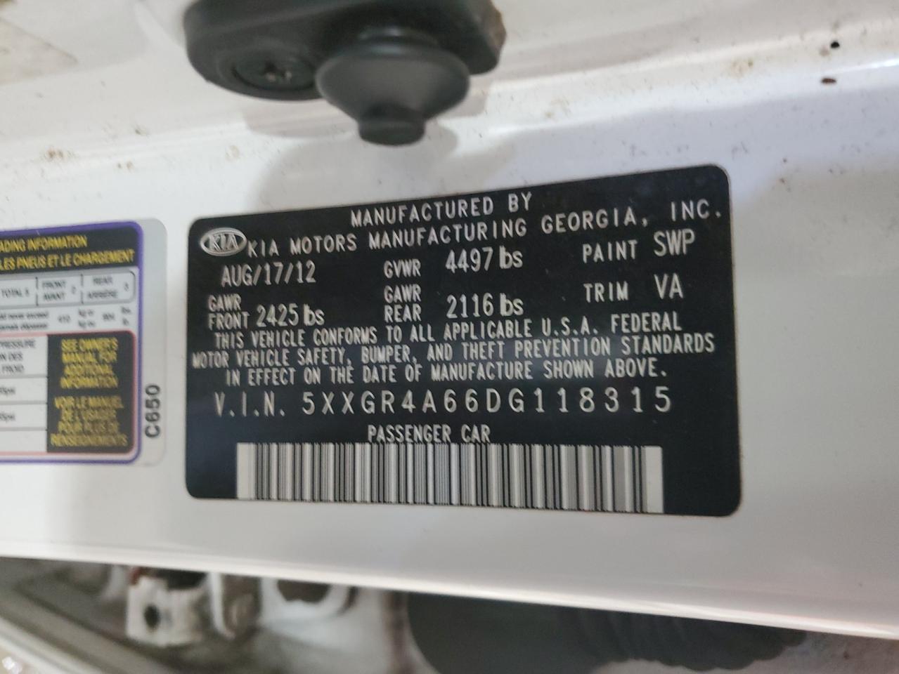 2013 Kia Optima - Image 12