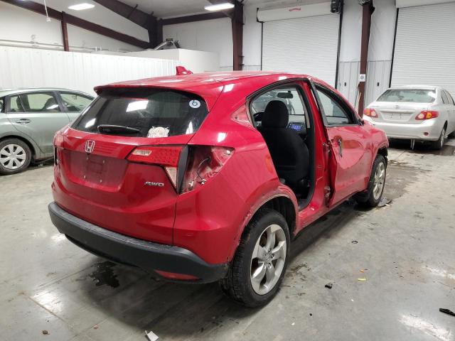  HONDA HR-V 2017 Червоний