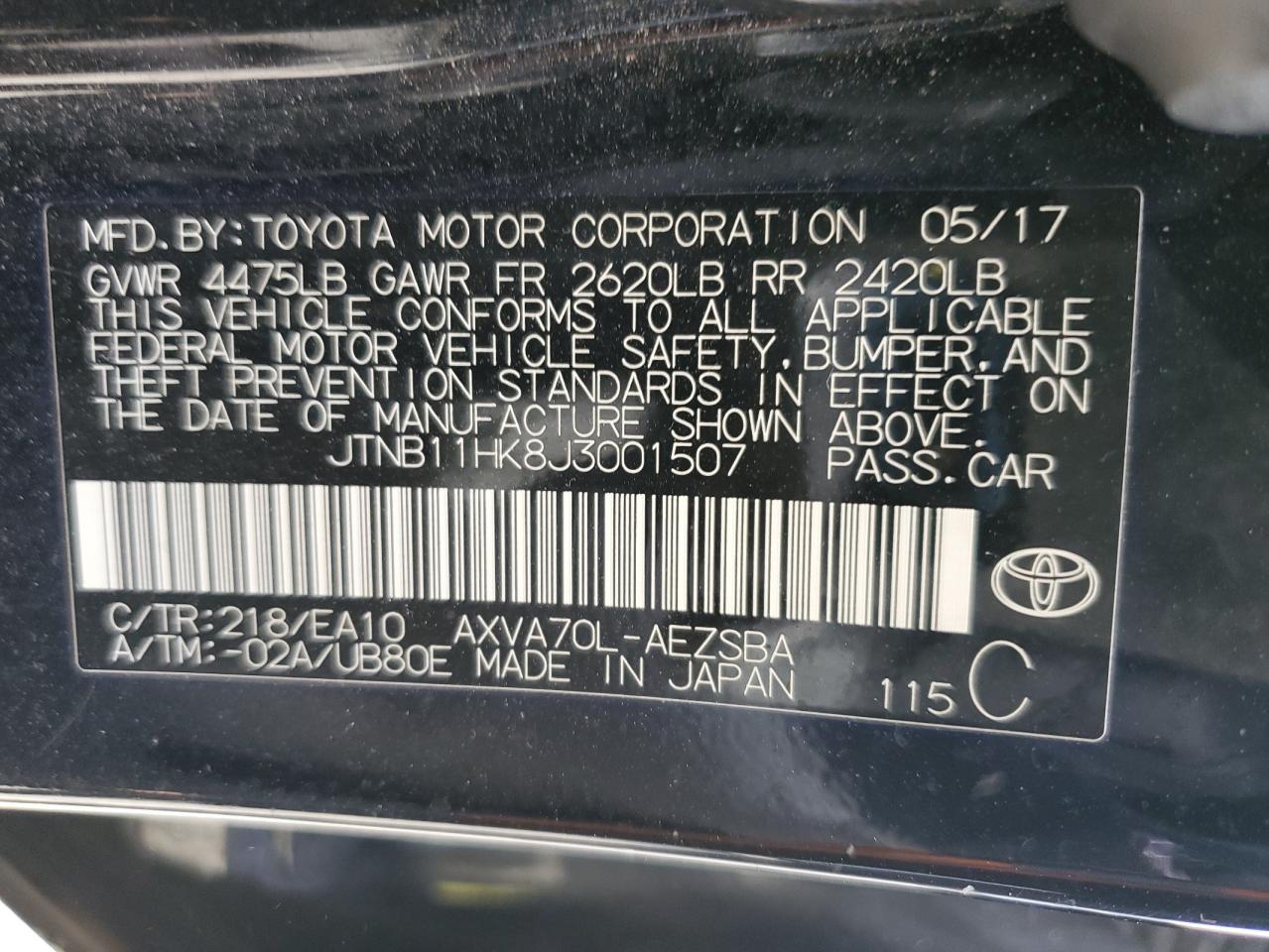 2018 Toyota Camry - Image 14