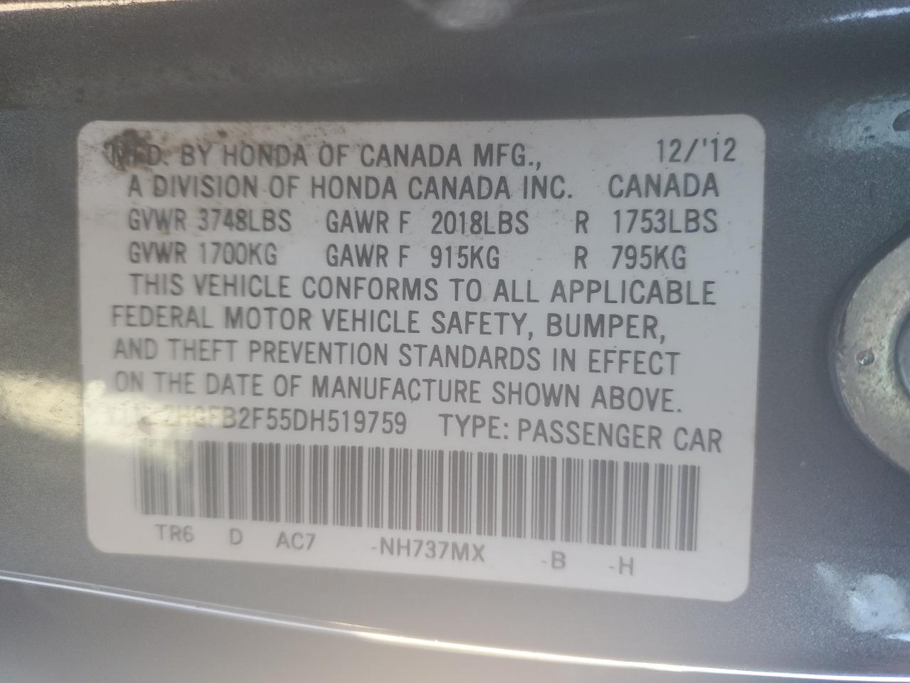 2013 Honda Civic - Image 12