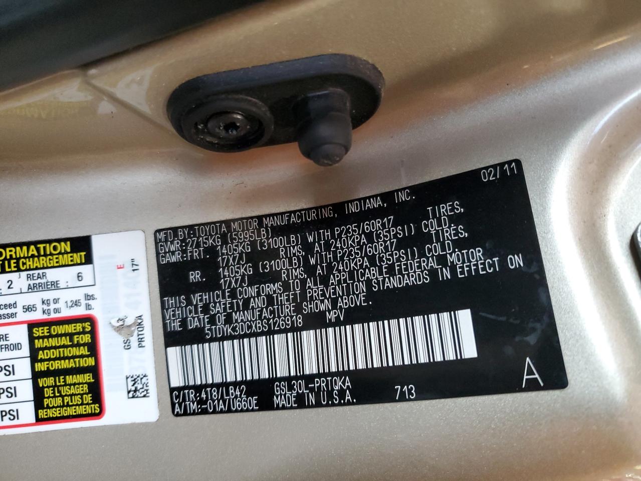 2011 Toyota Sienna - Image 15