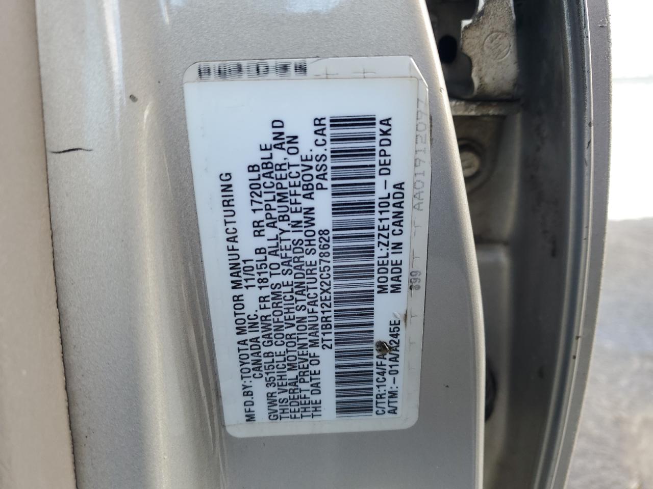 2002 Toyota Corolla - Image 12