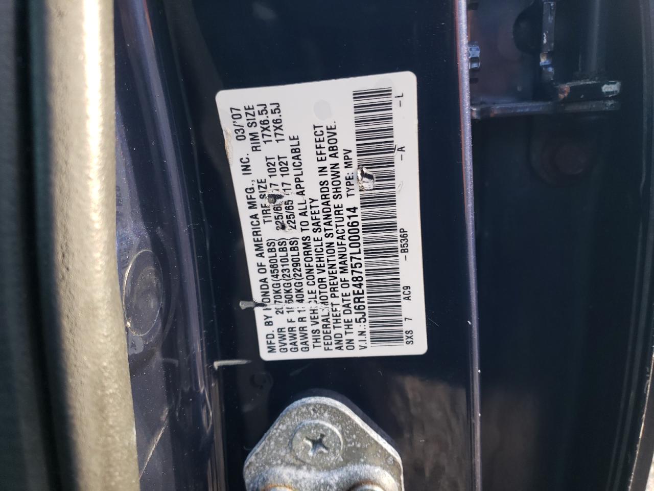 2007 Honda CR-V - Image 13