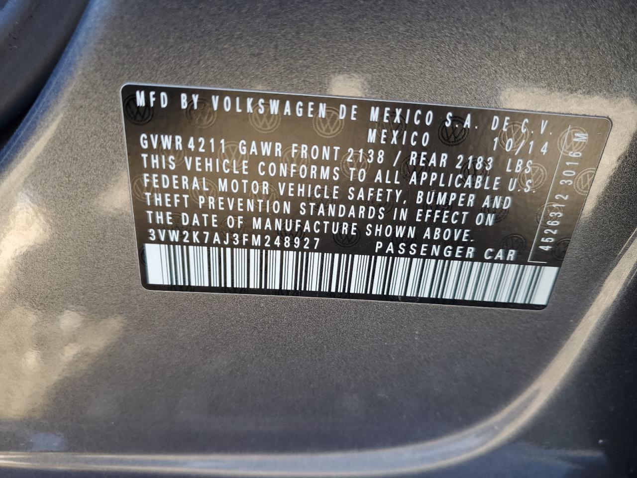 2015 Volkswagen Jetta - Image 12