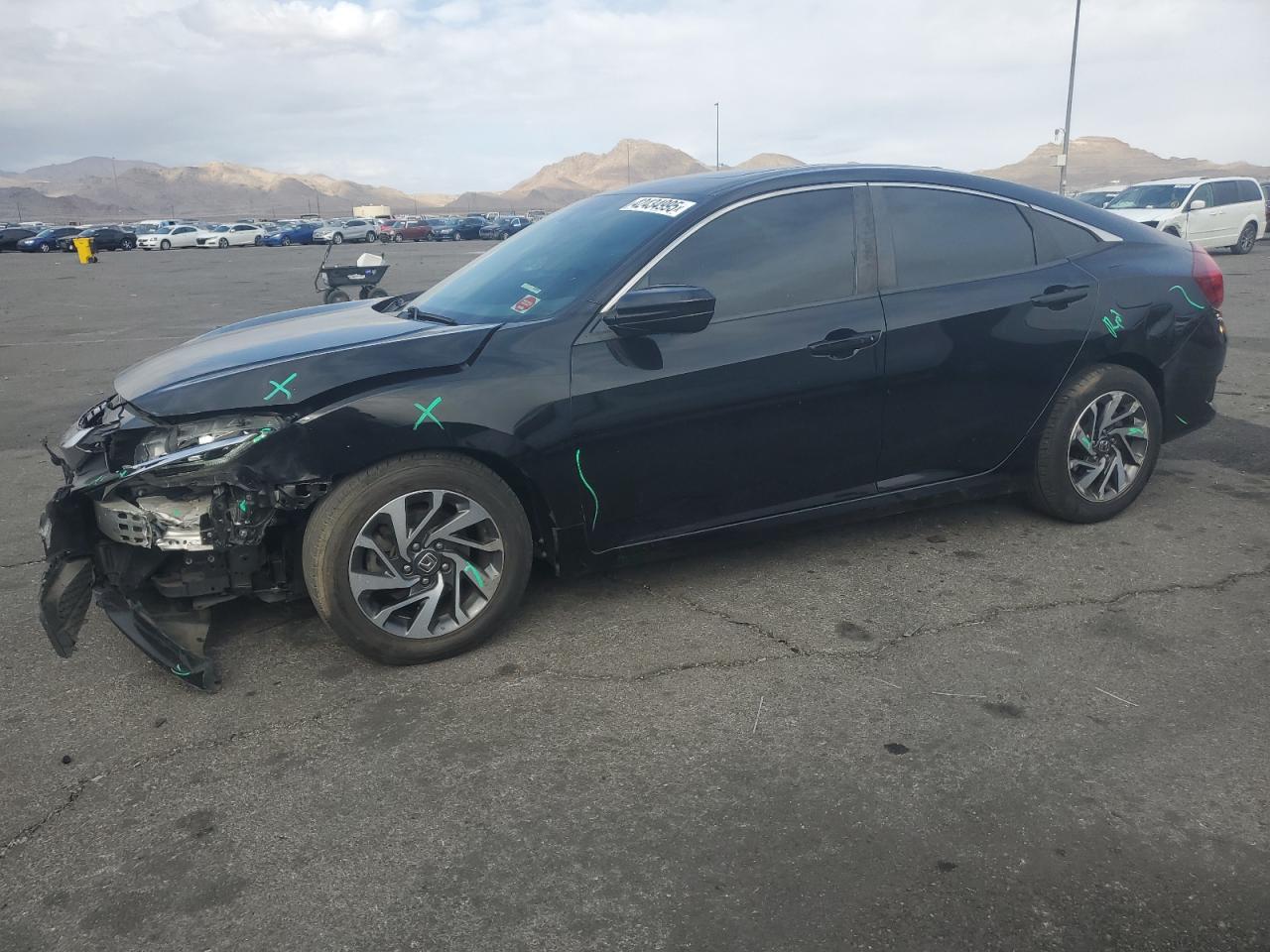 2017 Honda Civic Ex en Venta en North Las Vegas, NV - Front End