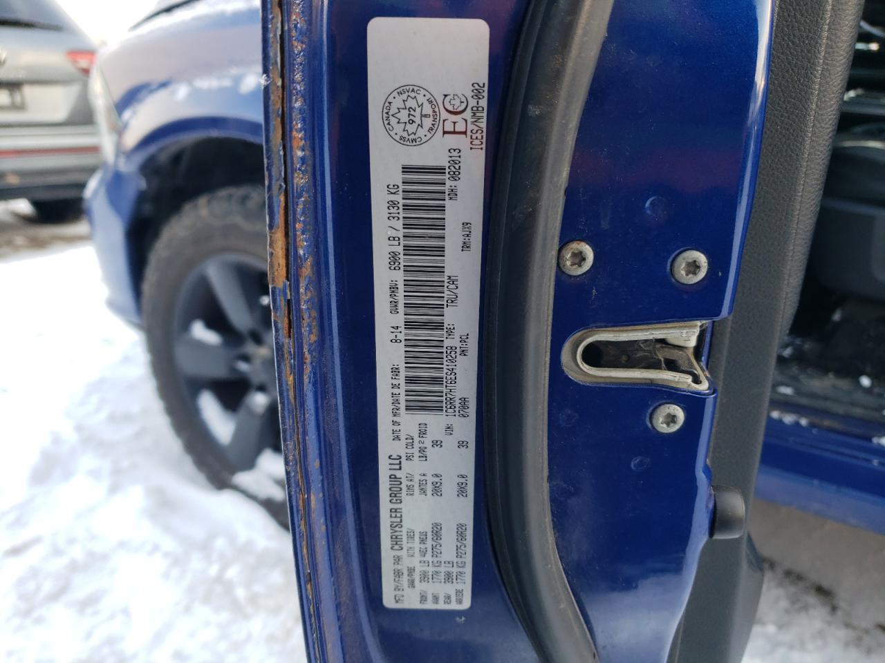 2014 Ram 1500 Sport VIN: 1C6RR7HT6ES410258 Lot: 85165975