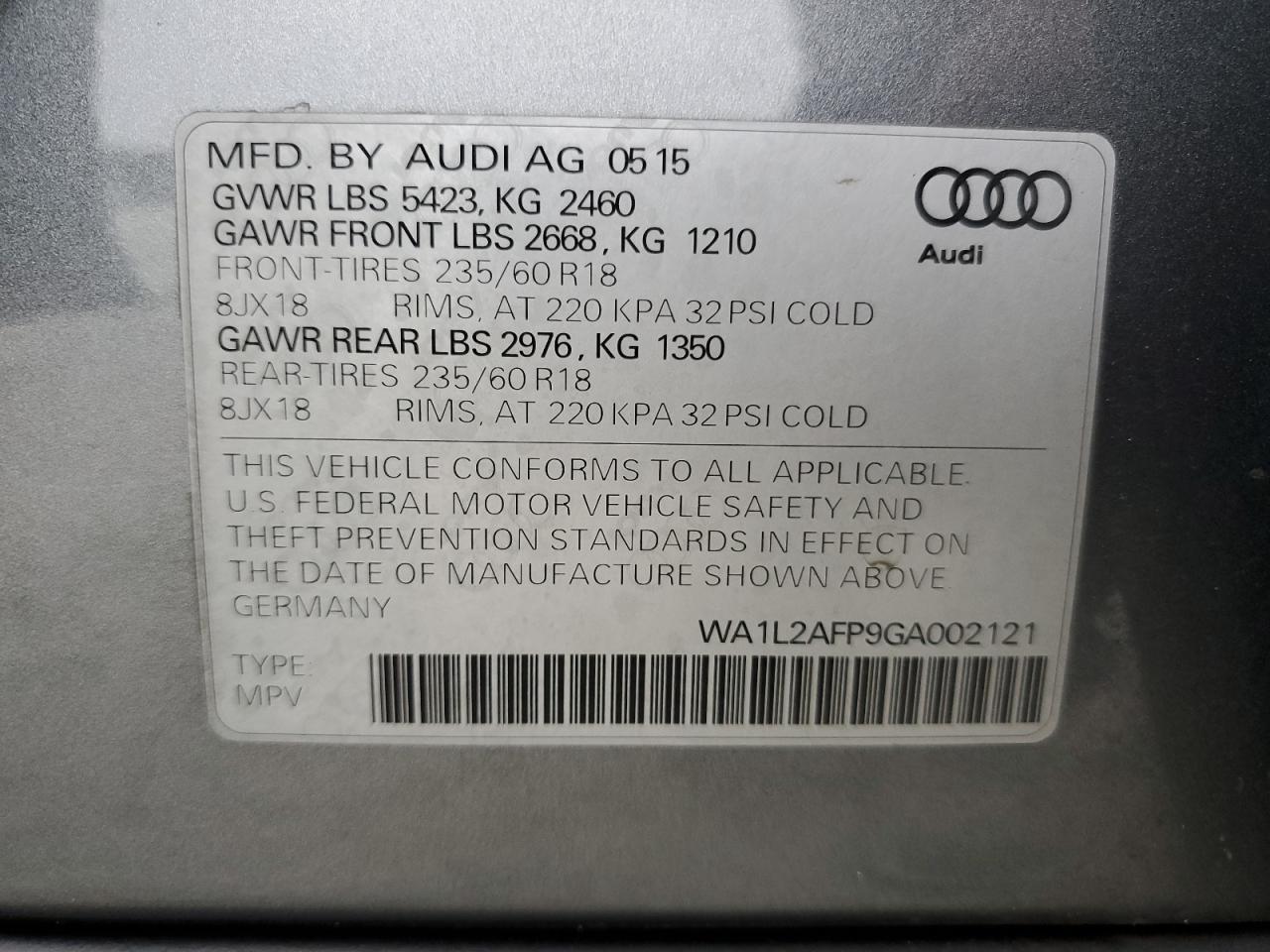 2016 Audi Q5 - Image 13