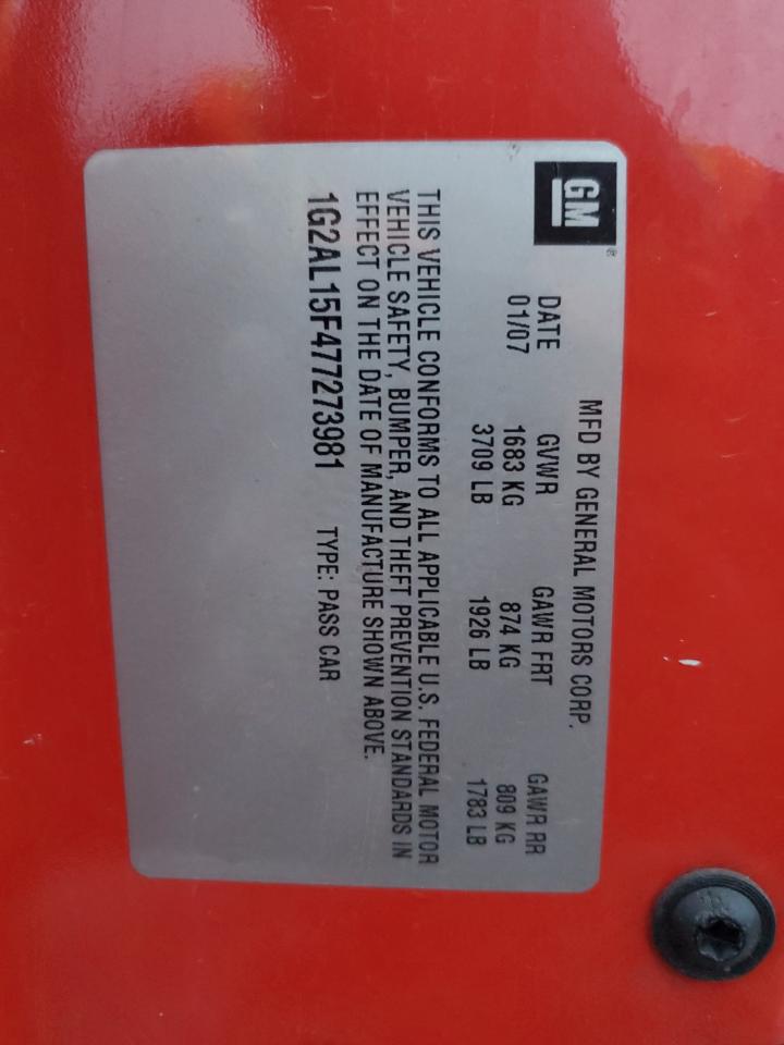 2007 Pontiac G5 - Image 12