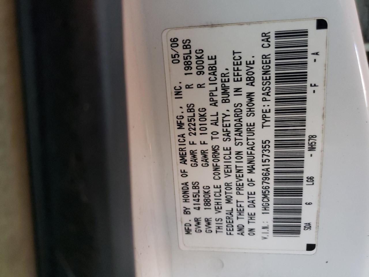 2006 Honda Accord - Image 12