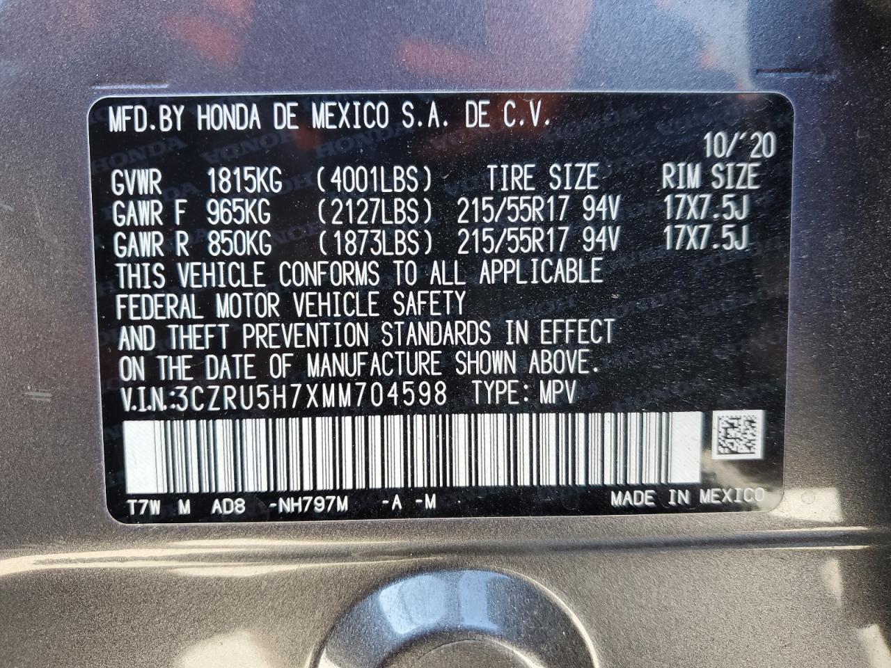 2021 Honda HR-V - Image 13