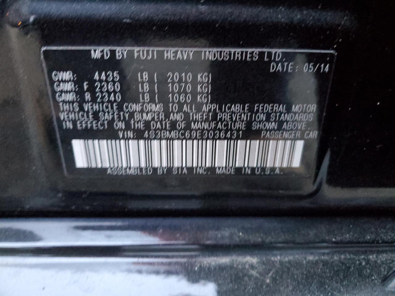 2014 Subaru Legacy - Image 12