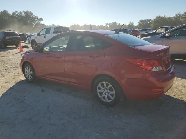  HYUNDAI ACCENT 2012 Czerwony