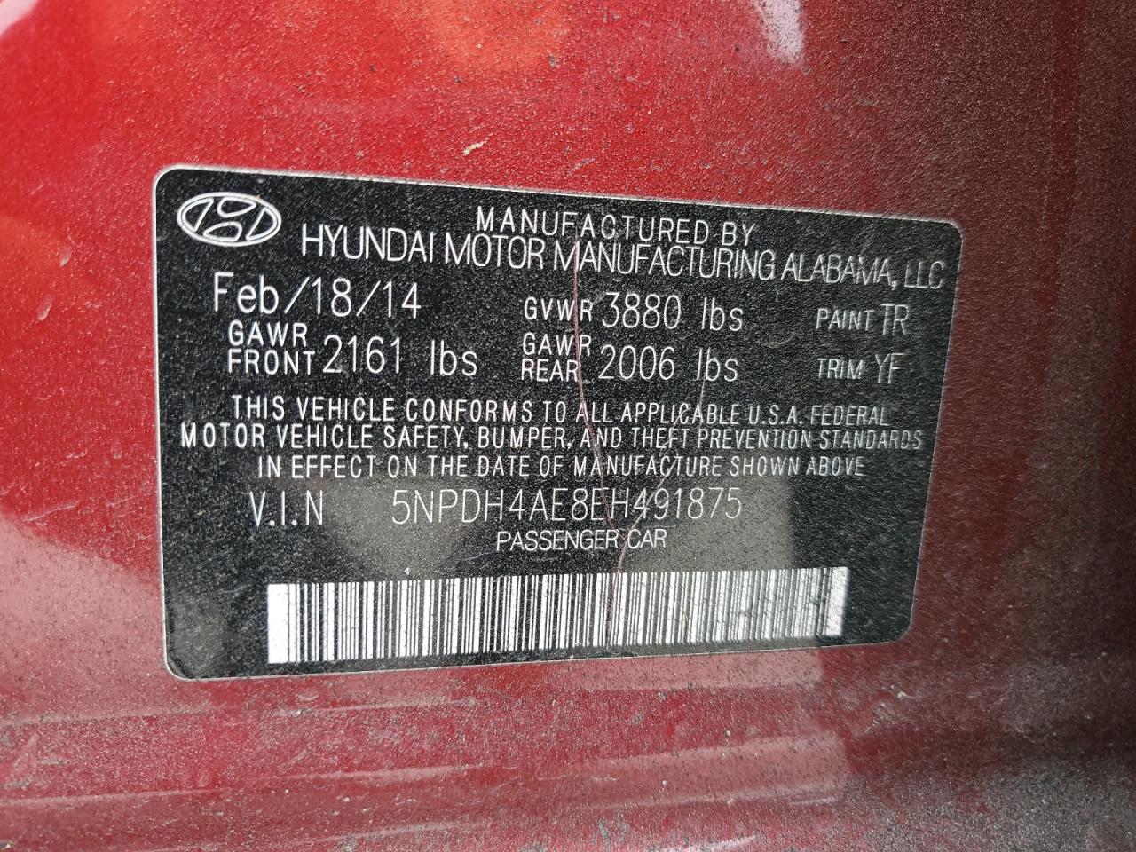 2014 Hyundai Elantra - Image 12