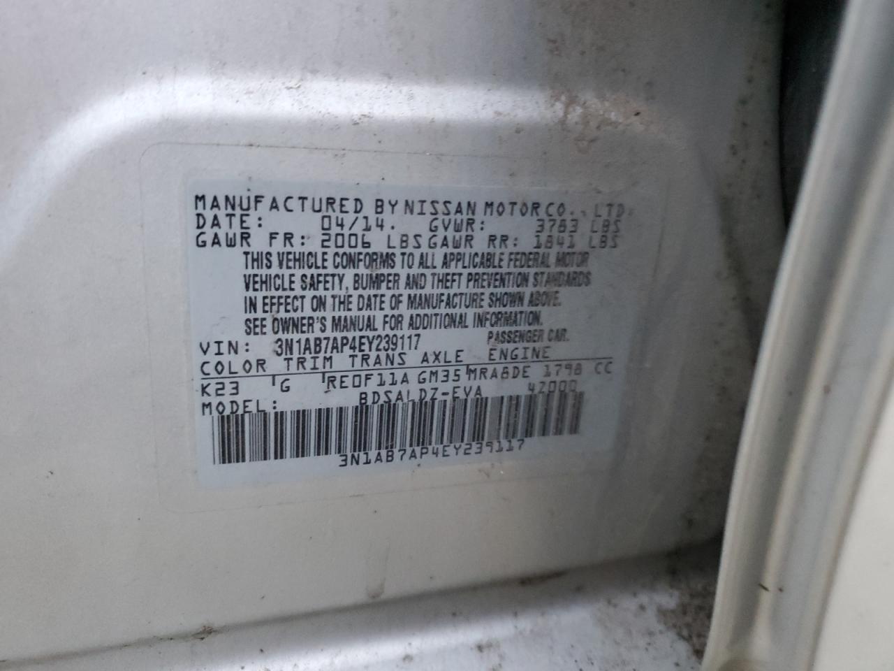 2014 Nissan Sentra - Image 13