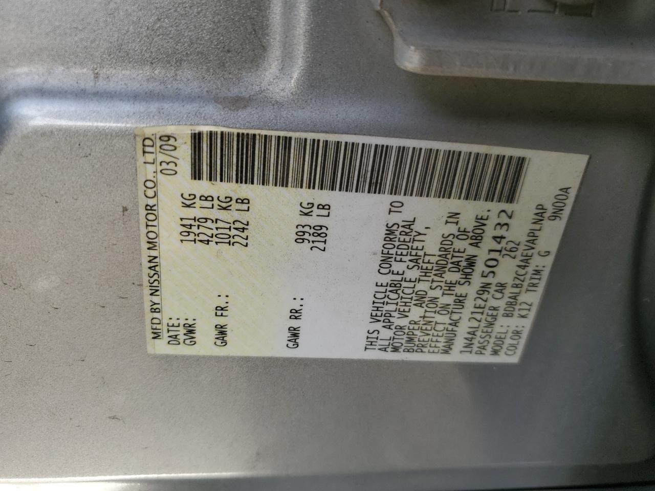 2009 Nissan Altima - Image 14