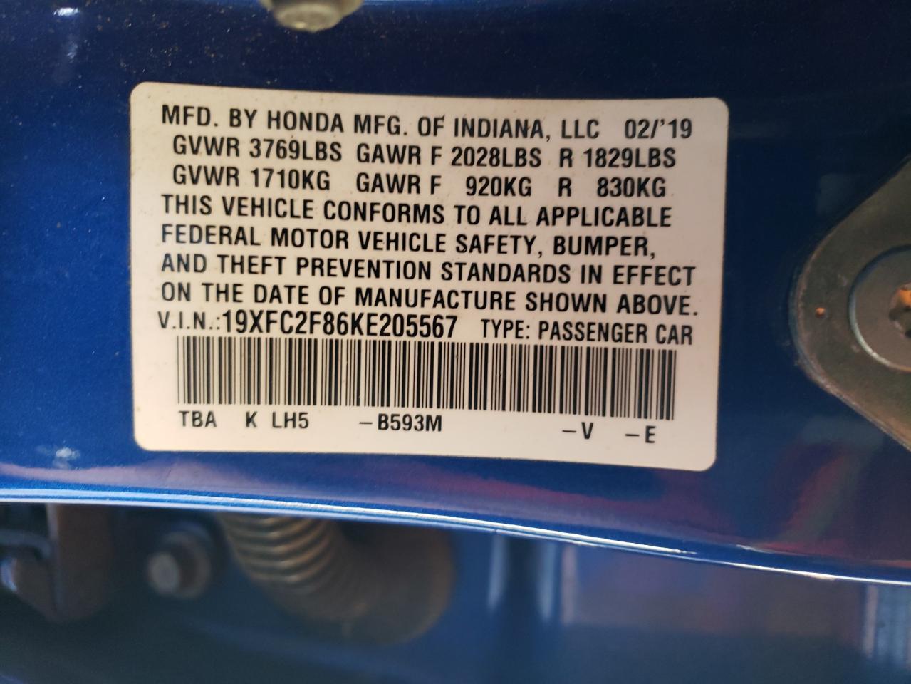 2019 Honda Civic - Image 12