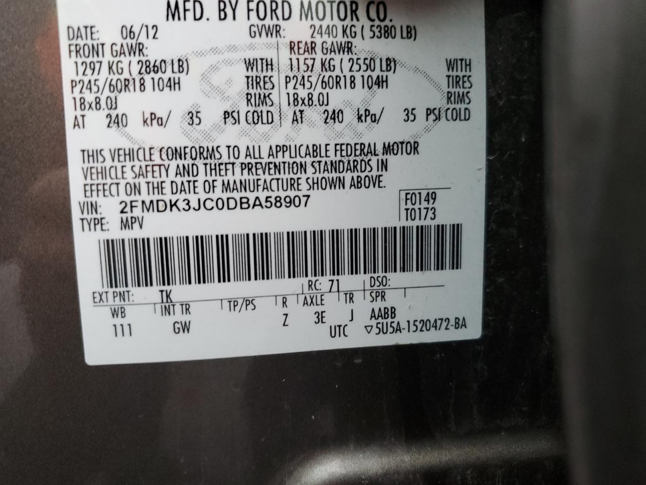 2013 Ford Edge - Image 14