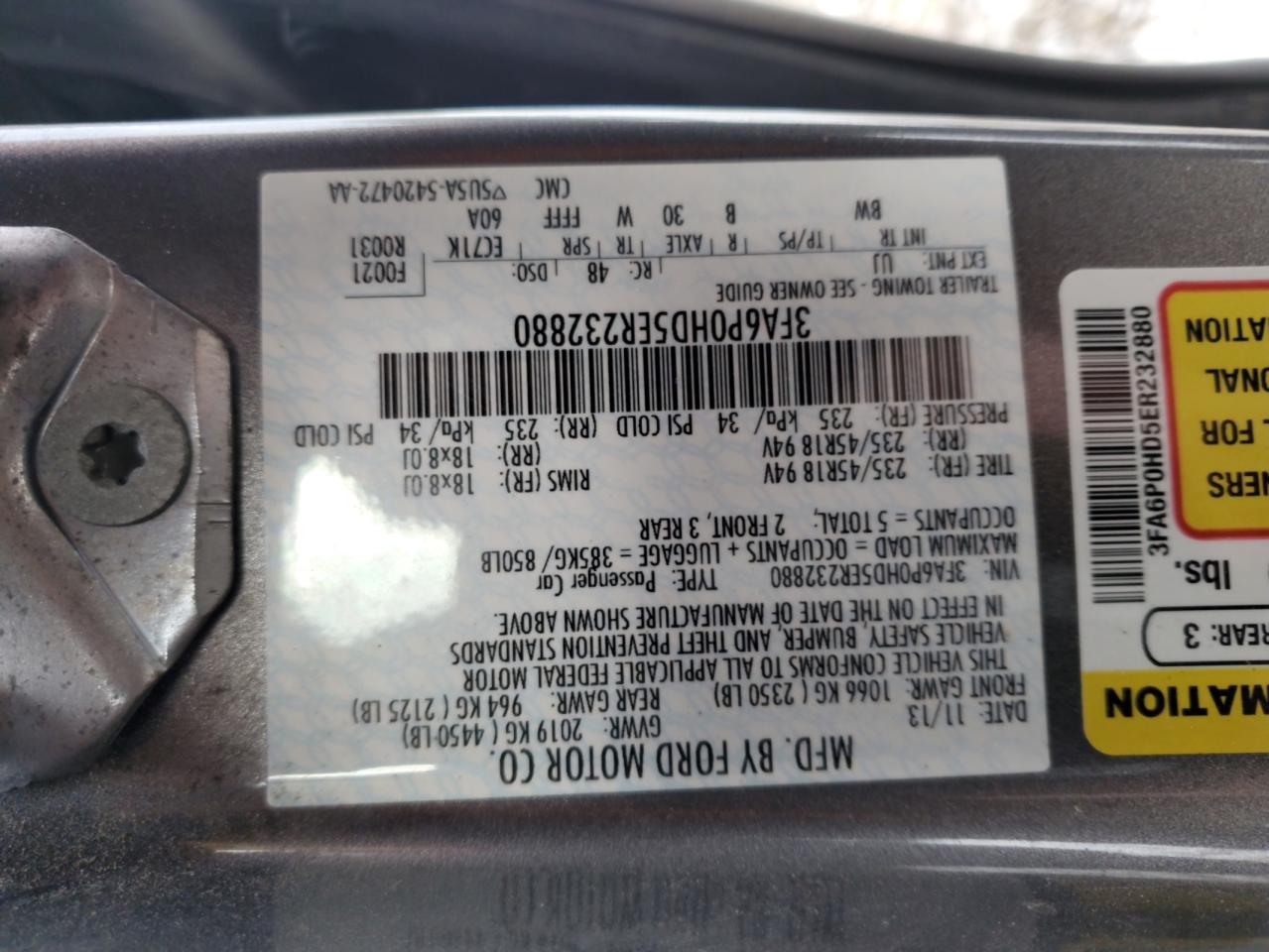 2014 Ford Fusion - Image 14