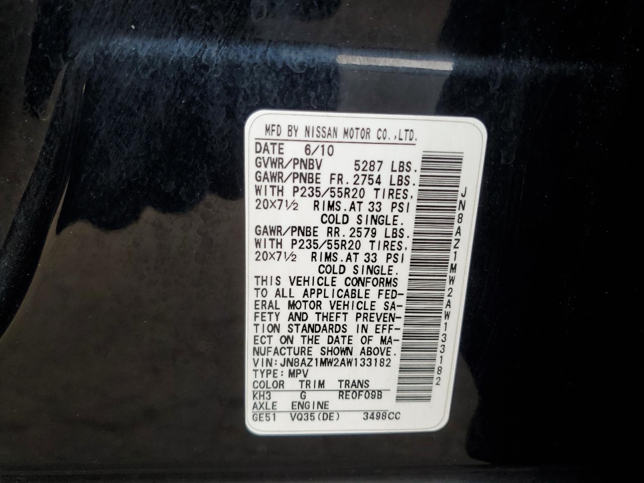 2010 Nissan Murano - Image 14