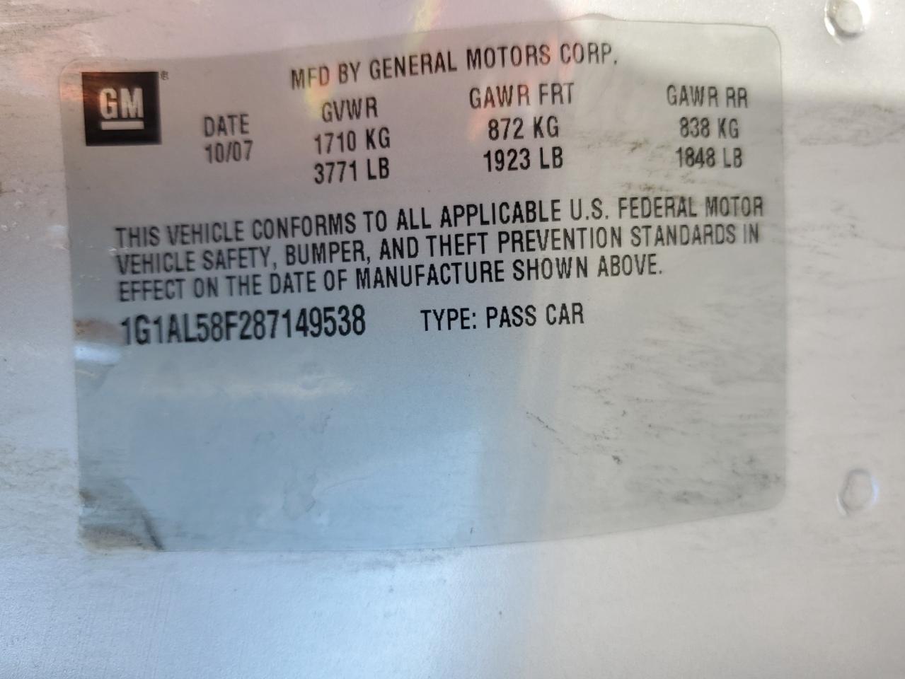 2008 Chevrolet Cobalt - Image 12