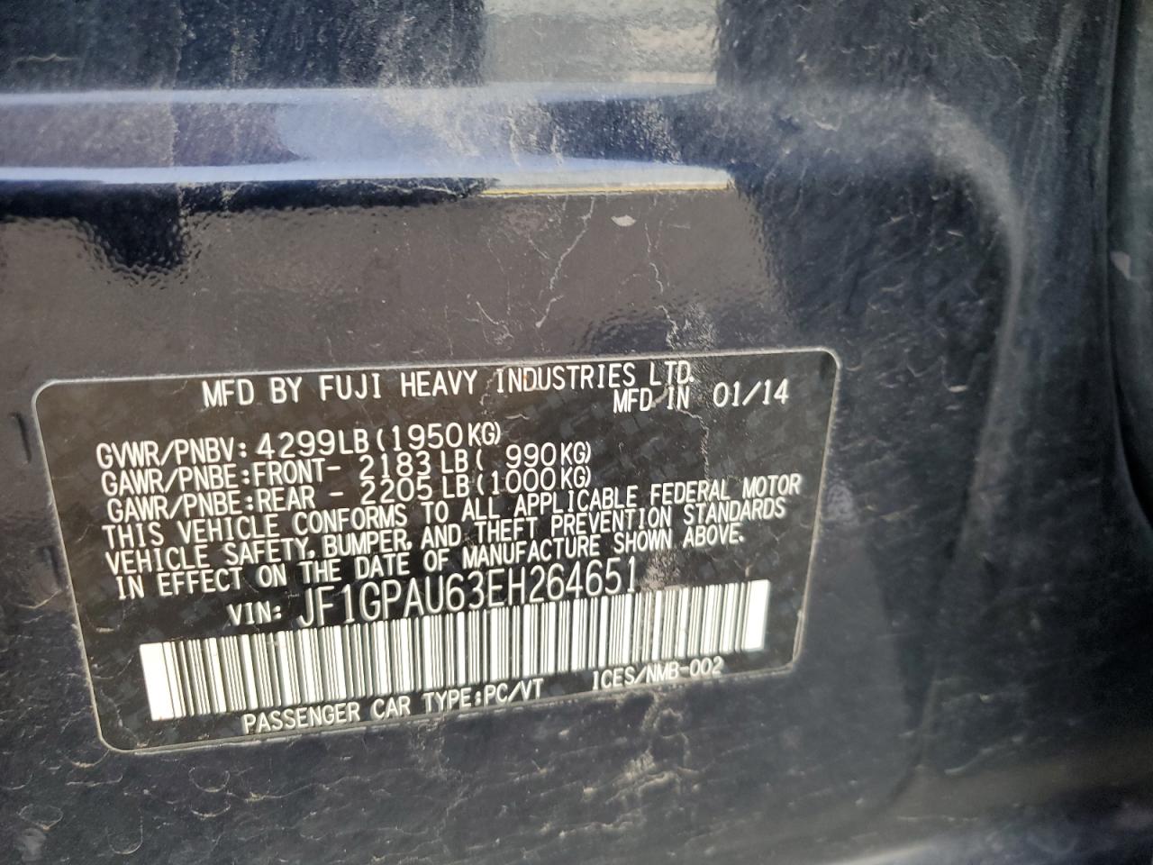 2014 Subaru Impreza - Image 15